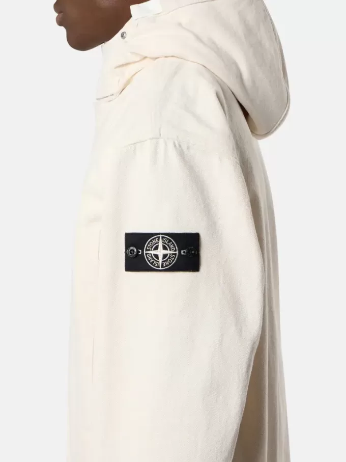 Anorak met afneembare capuchonvoering en kinband Anorak met afneembare capuchonvoering en kinband
