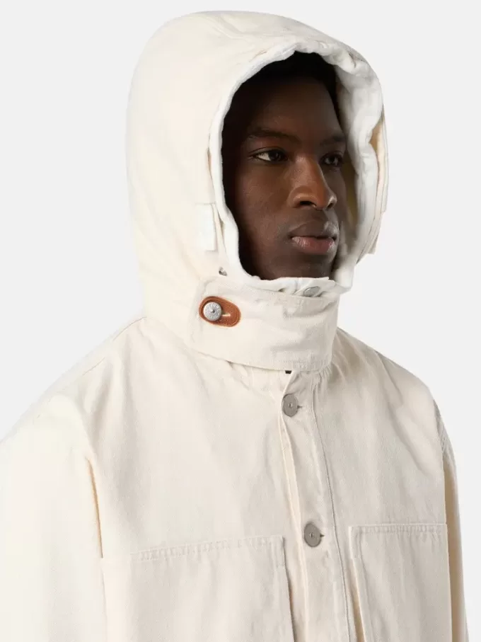 Anorak met afneembare capuchonvoering en kinband Anorak met afneembare capuchonvoering en kinband