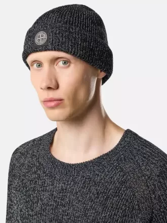 Beanie met reflecterende coating en Compass-patch