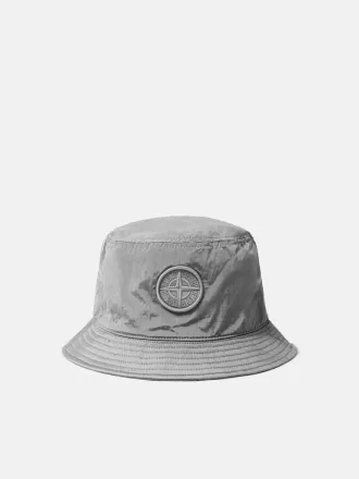 Bucket hat met mesh voering en Compass-borduursel