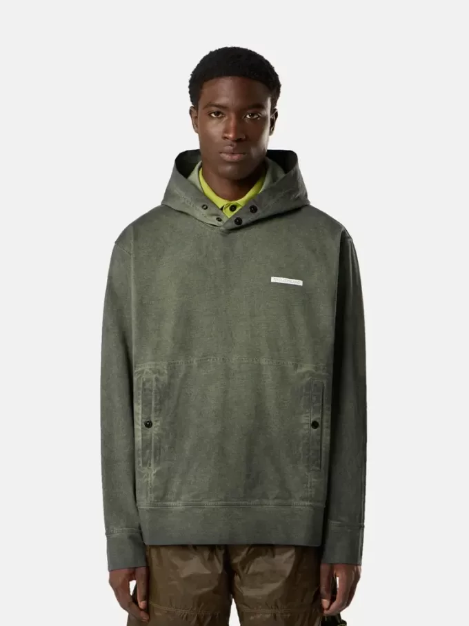 Comfortabel sweatshirt met capuchon en letterprint
