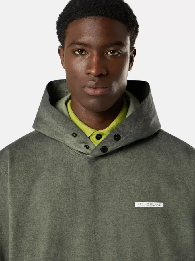 Comfortabel sweatshirt met capuchon en letterprint