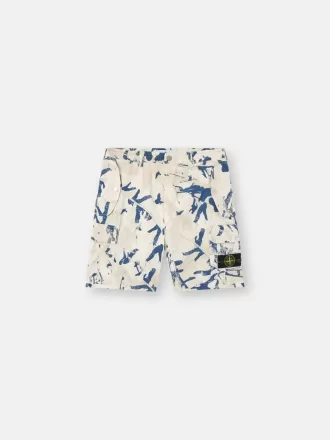 Comfortabele cargo bermuda met camouflageprint