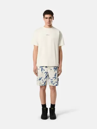 Comfortabele cargo bermuda met camouflageprint