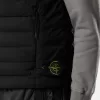 Donsvest met naadloze veertunnels en anti-drop.