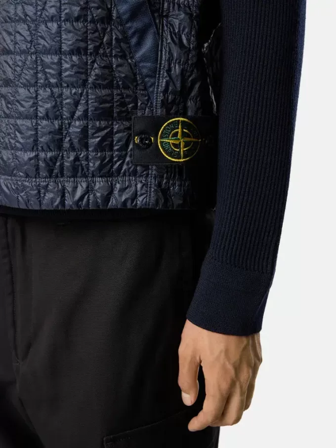 Gewatteerd vest met anti-drop en windbestendigheid