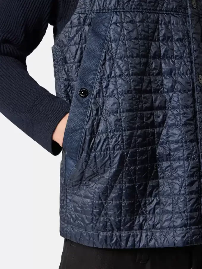 Gewatteerd vest met anti-drop en windbestendigheid
