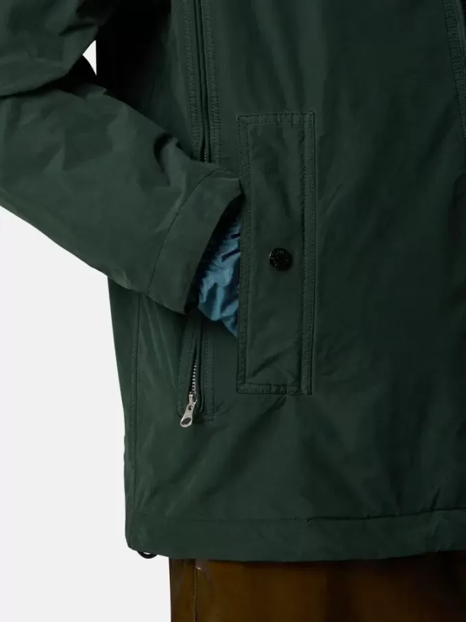 Jas met capuchon, anti-drop en zakken met ritssluiting Jas met capuchon, anti-drop en zakken met ritssluiting