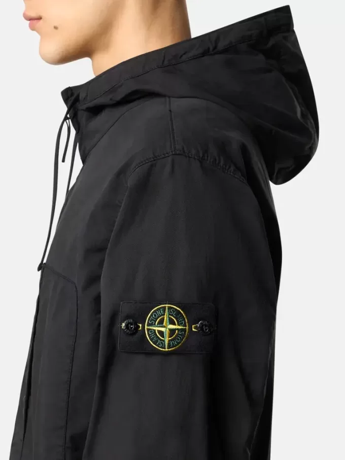 Jas met capuchon, borstzakken en anti-drop