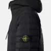 Jas met capuchon, naadloze donskanalen en anti-drop