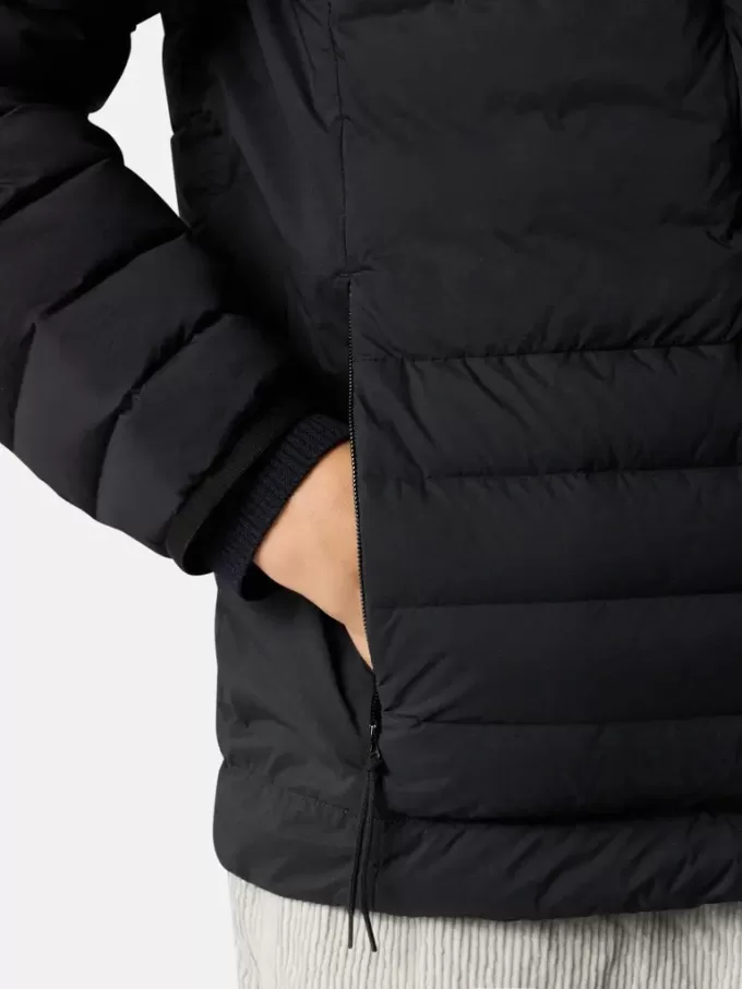 Jas met capuchon, naadloze donskanalen en anti-drop