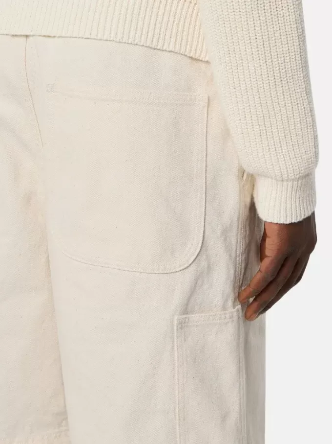 Losvallende bermuda met elastische tailleband