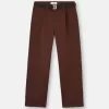 Losvallende chino met nylon riem