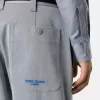Losvallende chino met nylon riem