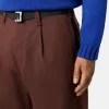 Losvallende chino met nylon riem