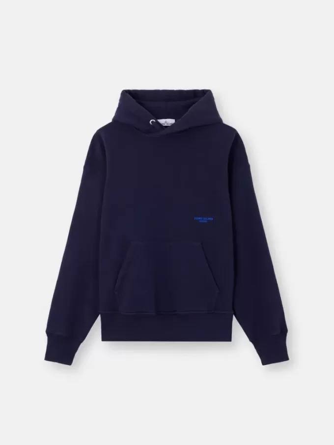 Oversized sweatshirt met capuchon en buideltas.
