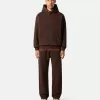 Oversized sweatshirt met capuchon en buideltas.