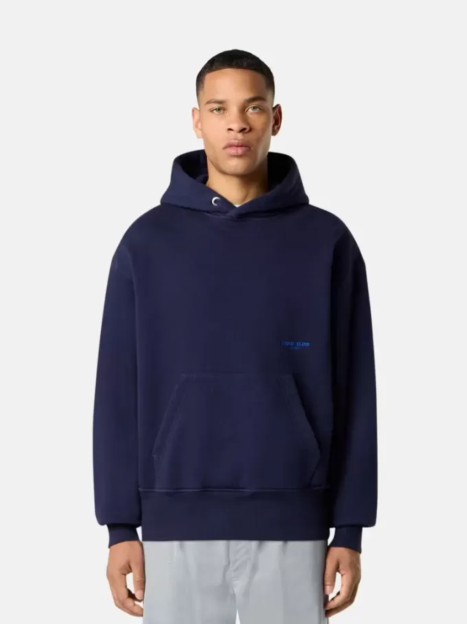 Oversized sweatshirt met capuchon en buideltas.