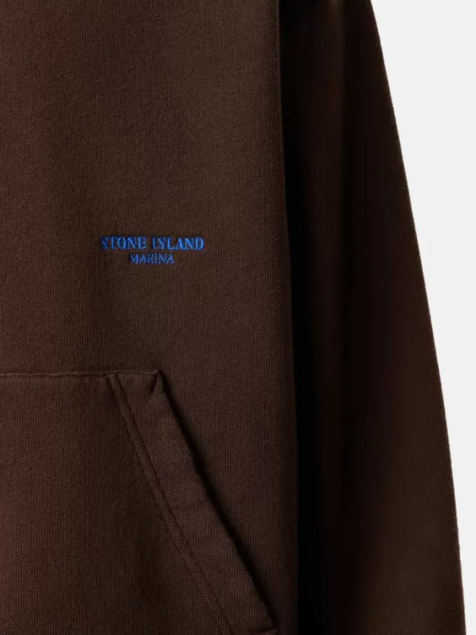 Oversized sweatshirt met capuchon en buideltas.