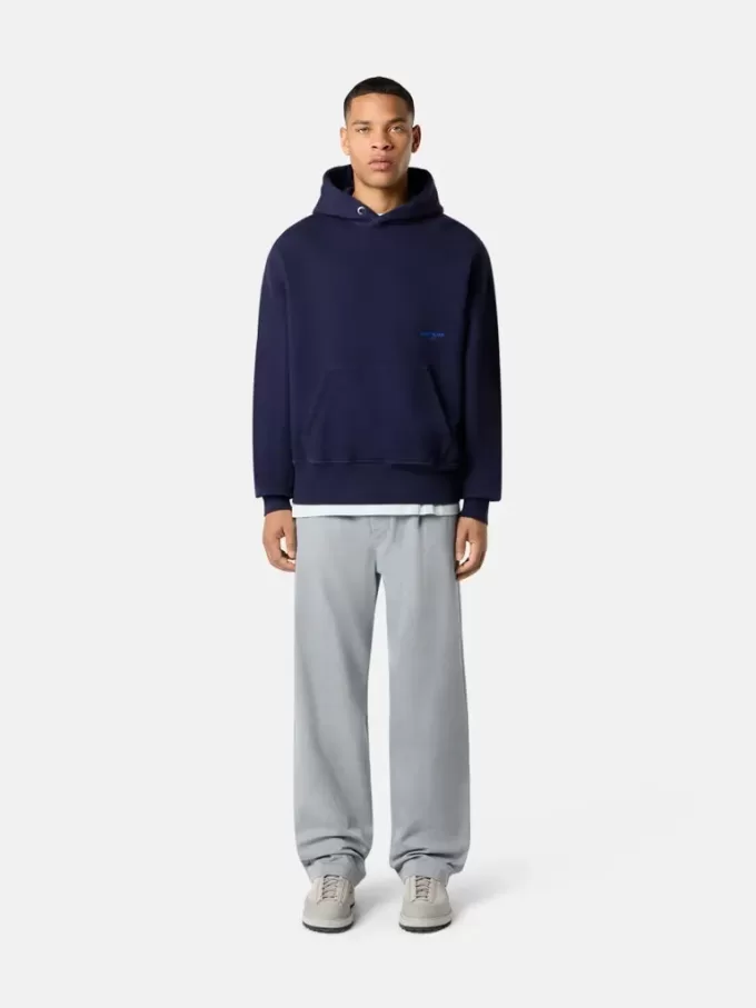 Oversized sweatshirt met capuchon en buideltas.