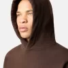 Oversized sweatshirt met capuchon en buideltas.