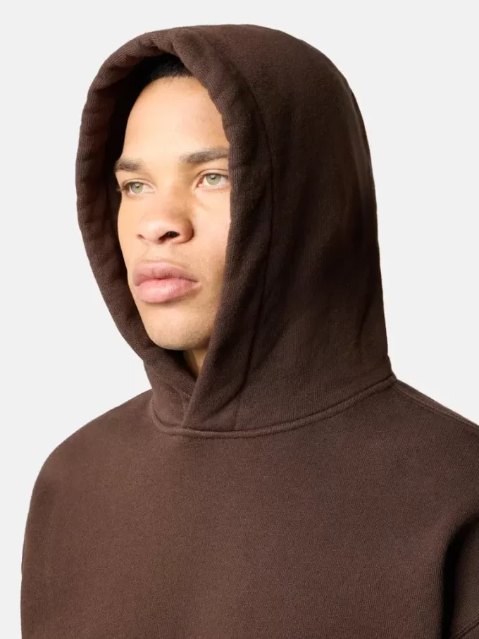 Oversized sweatshirt met capuchon en buideltas.