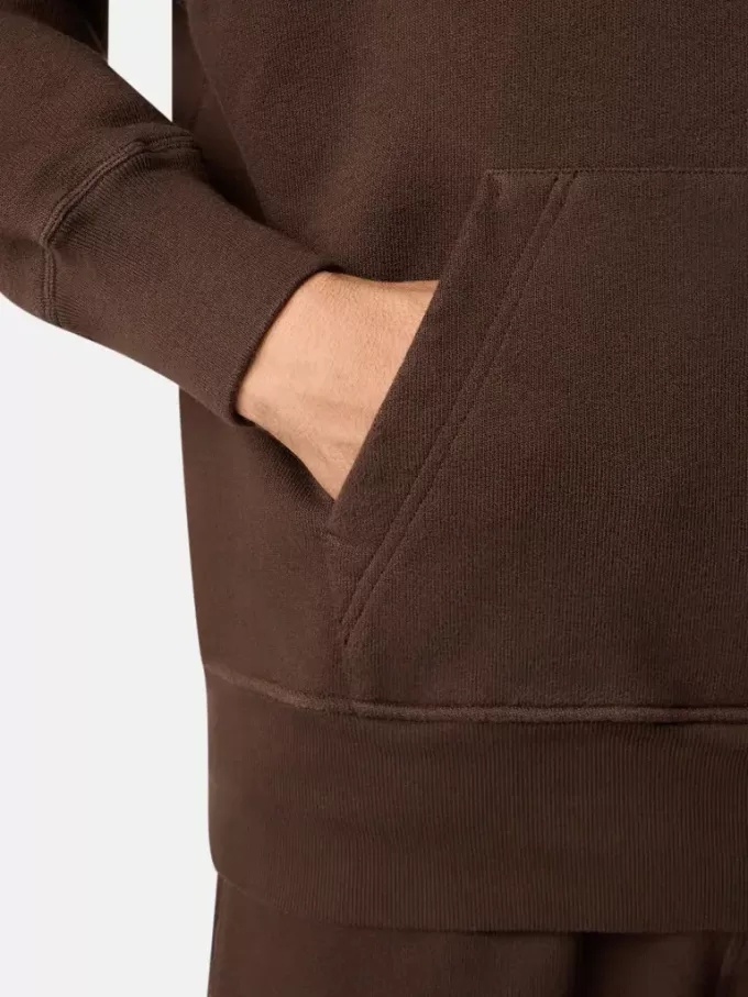 Oversized sweatshirt met capuchon en buideltas.