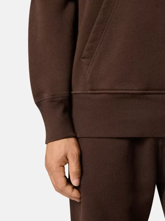Oversized sweatshirt met capuchon en buideltas.