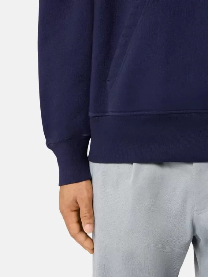 Oversized sweatshirt met capuchon en buideltas.