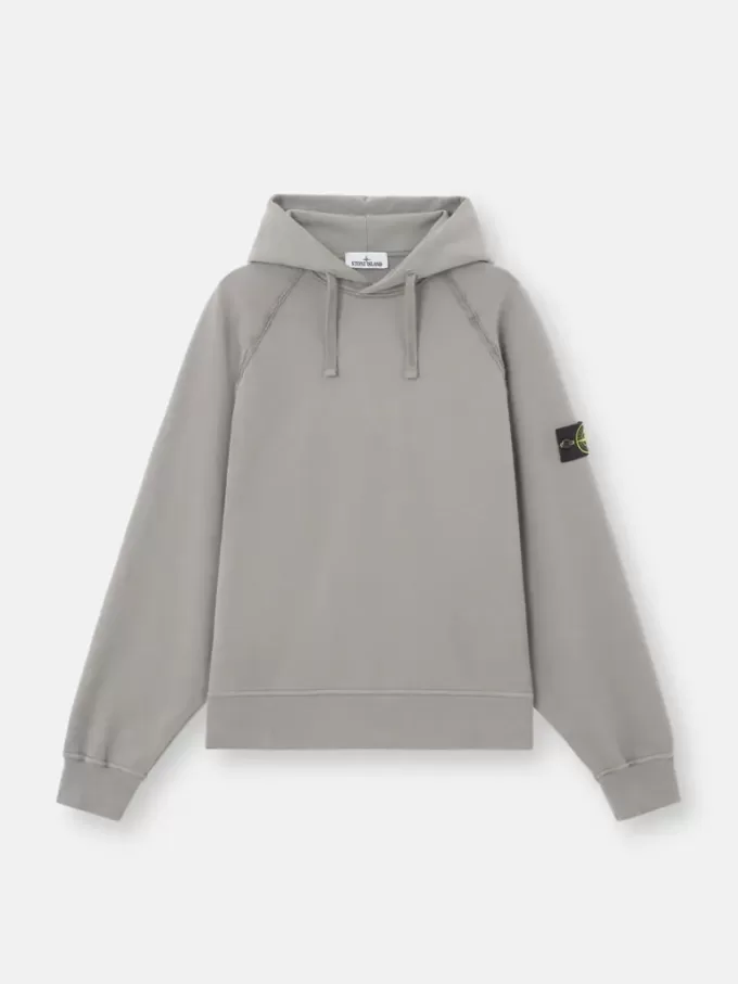 Oversized sweatshirt met capuchon en raglanmouwen.