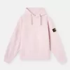 Oversized sweatshirt met capuchon en raglanmouwen.