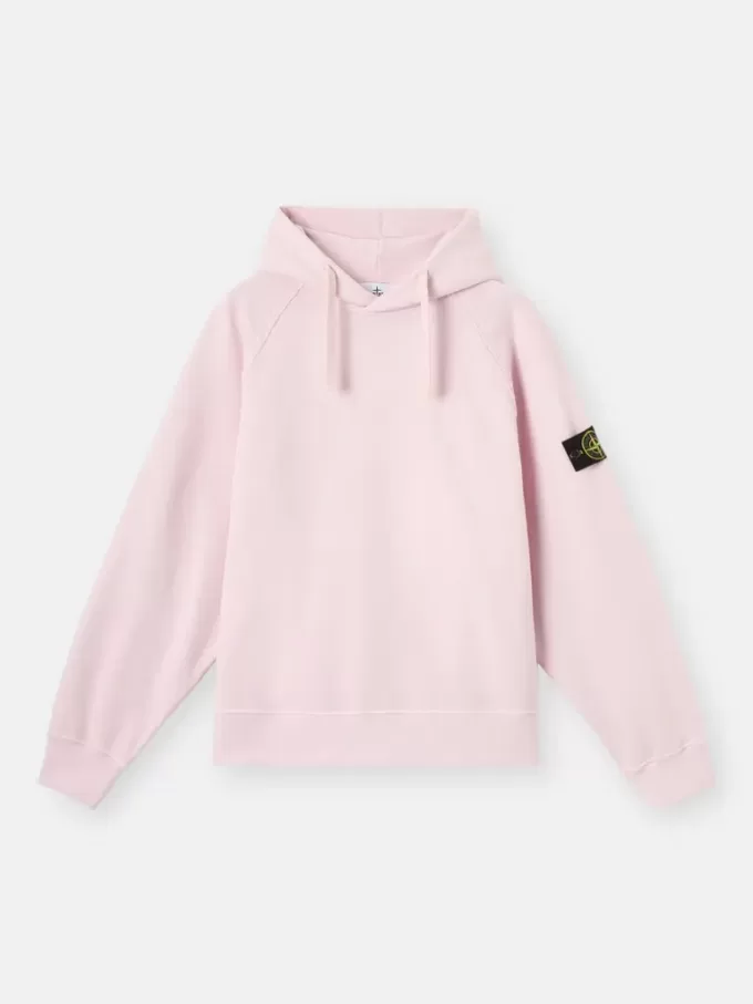 Oversized sweatshirt met capuchon en raglanmouwen.