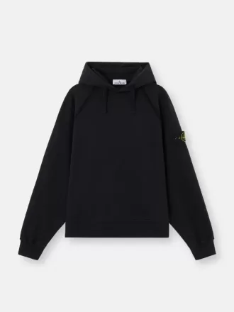 Oversized sweatshirt met capuchon en raglanmouwen.