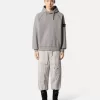 Oversized sweatshirt met capuchon en raglanmouwen.