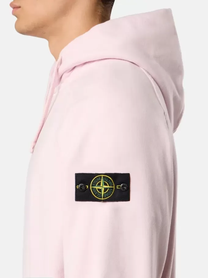 Oversized sweatshirt met capuchon en raglanmouwen.