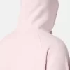 Oversized sweatshirt met capuchon en raglanmouwen.