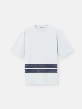 oversized t shirt met korte mouwen en bedrukte banden 1 1 330x440 - Oversized T-shirt met korte mouwen en bedrukte banden