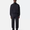 Oversized trainingsjack met zakken met ritssluiting