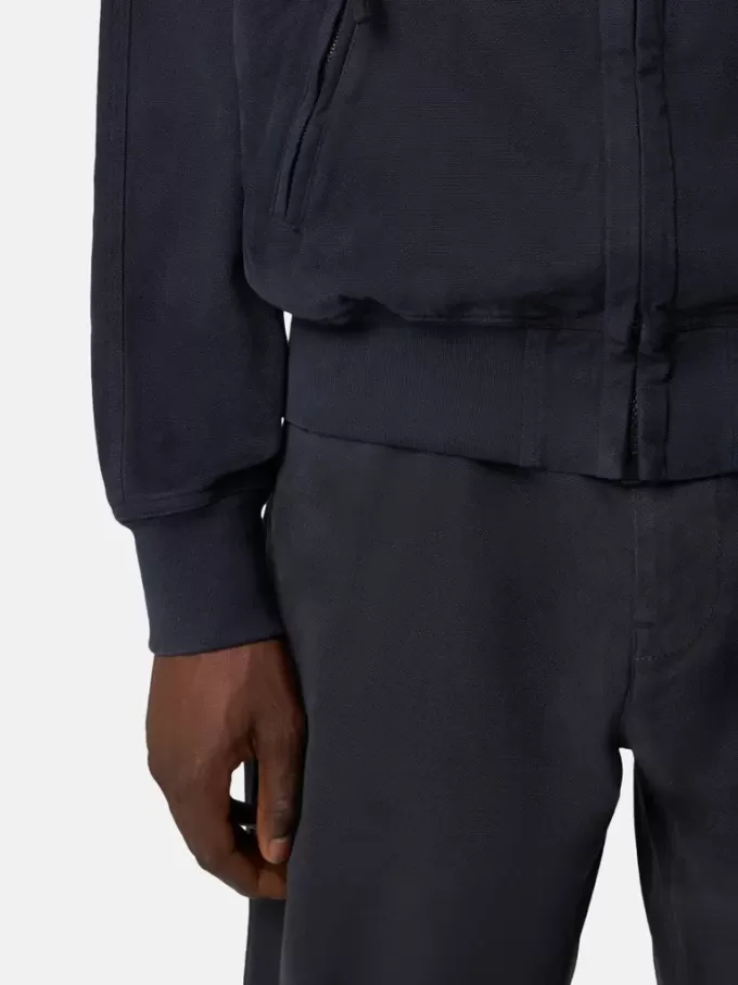 Oversized trainingsjack met zakken met ritssluiting