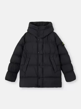 Parka met capuchon en windbestendigheid