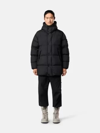 Parka met capuchon en windbestendigheid