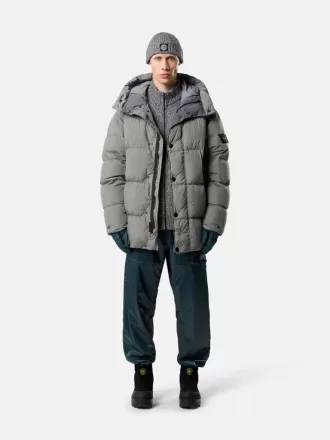 Parka met capuchon en windbestendigheid