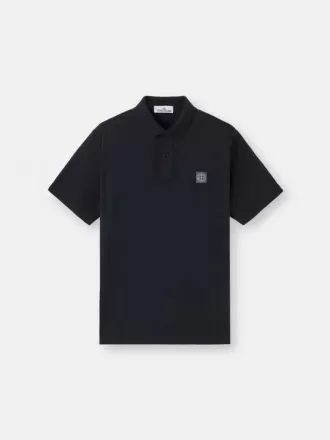 Polo met korte mouwen en Compass-patch Polo met korte mouwen en Compass-patch