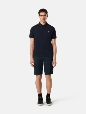 Polo met korte mouwen en Compass-patch Polo met korte mouwen en Compass-patch