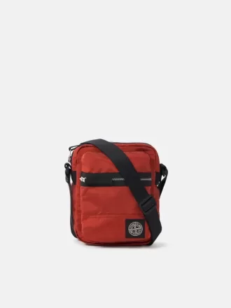 Pouch bag met voorvak en ripstop voering