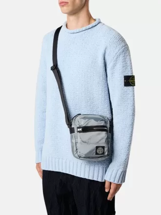Pouch bag met voorvak en ripstop voering