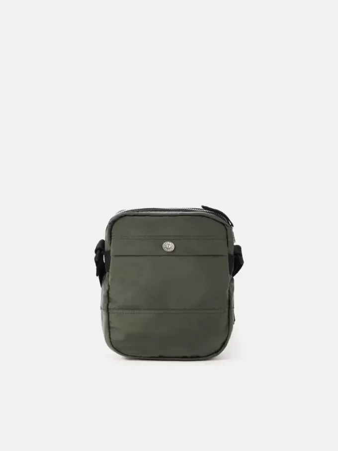 Pouch bag met voorvak en ripstop voering