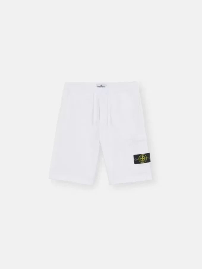 Regular-fit bermuda met elastische tailleband. Regular-fit bermuda met elastische tailleband.