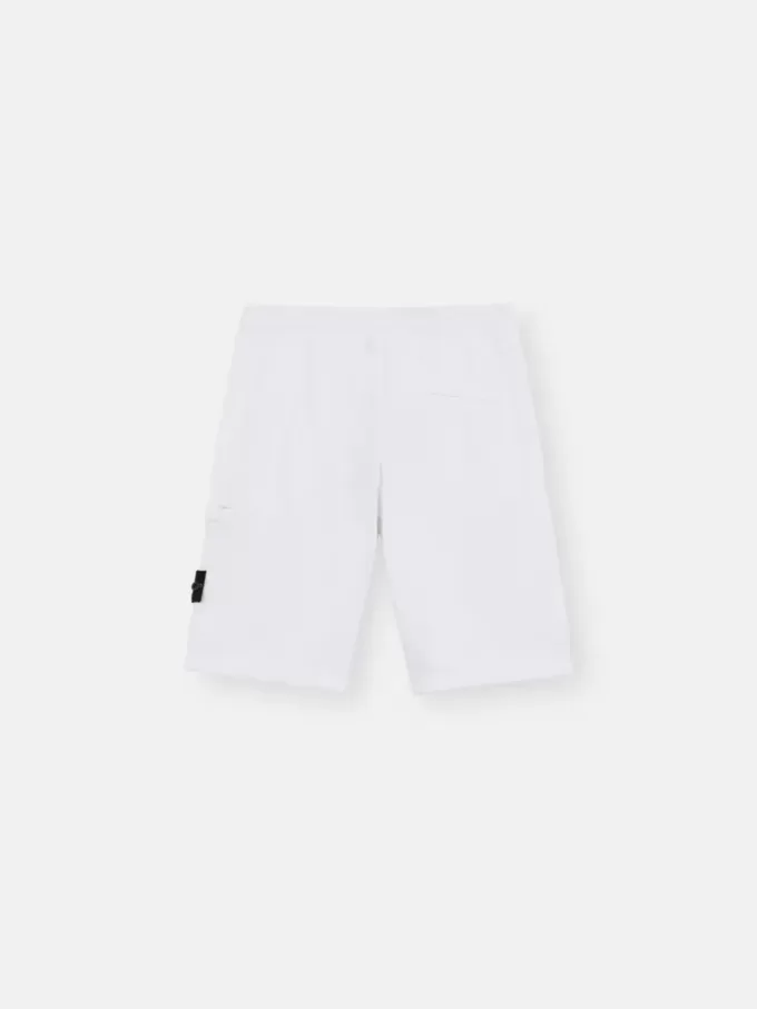 Regular-fit bermuda met elastische tailleband. Regular-fit bermuda met elastische tailleband.