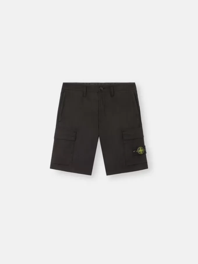 Regular fit cargo bermuda